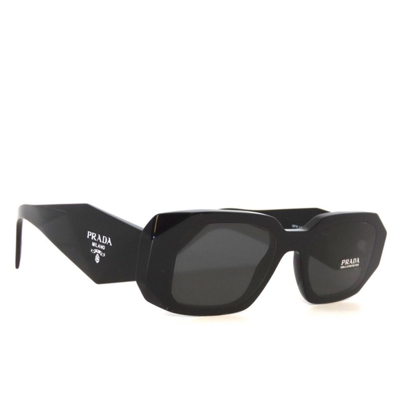 Prada SPR17WS 1AB5S0 Black Gray Dark Gray Sunglasses - Picture 3 of 3